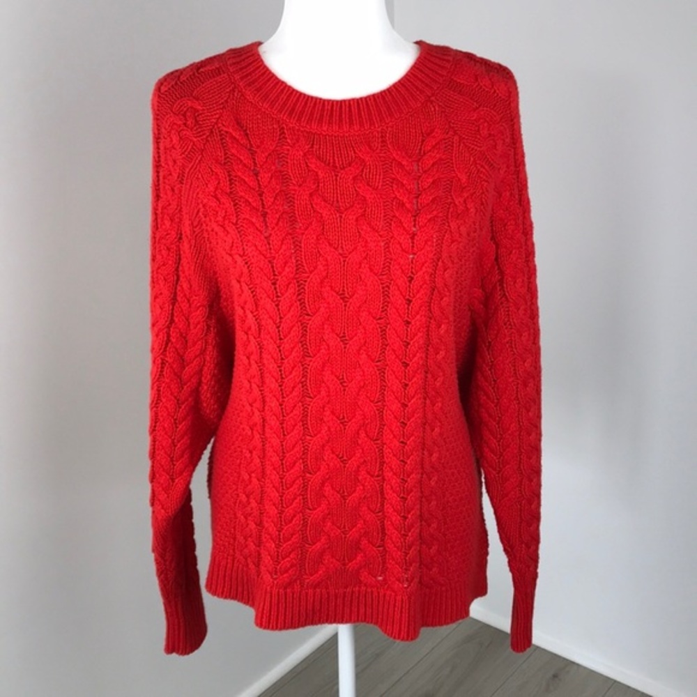 Aerie Crew Neck Pullover Knit Sweater Size L